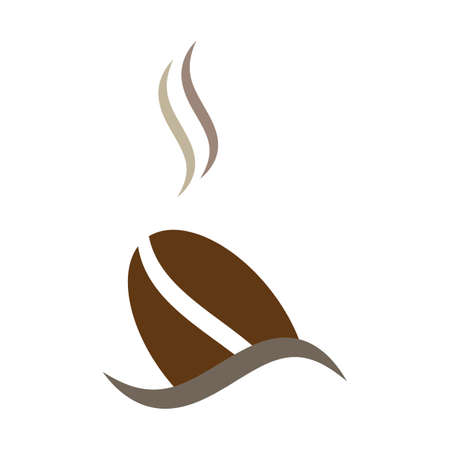 Coffee Beans Logo Template vector icon designのイラスト素材
