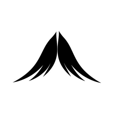 Wing logo symbol vector ilustrationのイラスト素材