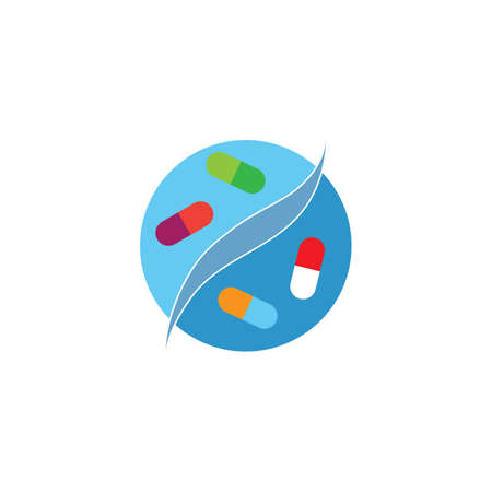 Pharmacy logo vector templateのイラスト素材