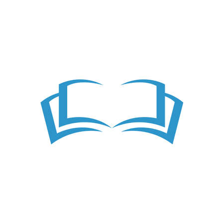 Book Logo Template vector Illustration designのイラスト素材