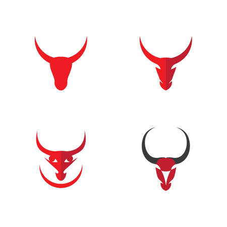 Bull   vector icon illustrationのイラスト素材