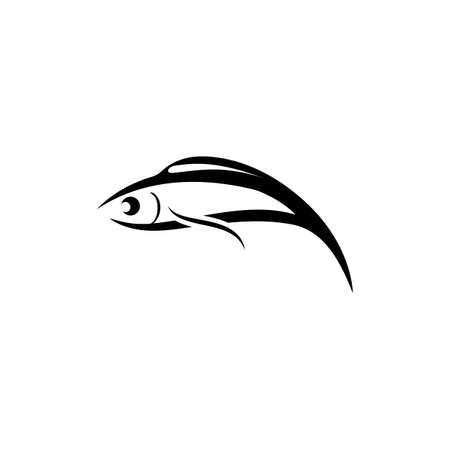 Fish Logo vector Templateのイラスト素材