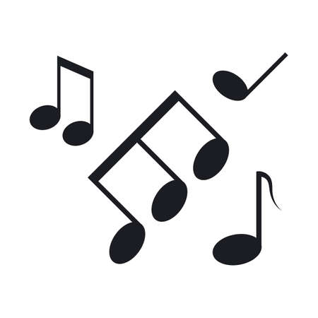 Music note icon Vector templateのイラスト素材