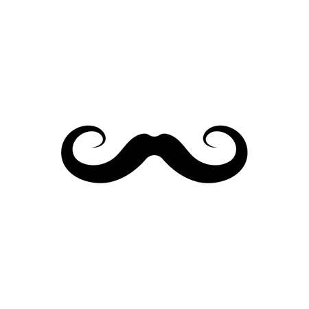 mustache icon template vector designのイラスト素材