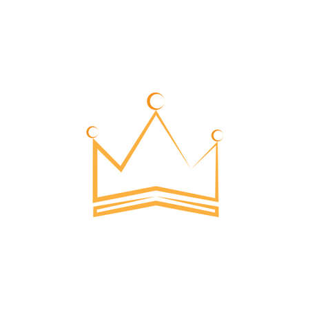 Crown Logo Template vector illustrationのイラスト素材