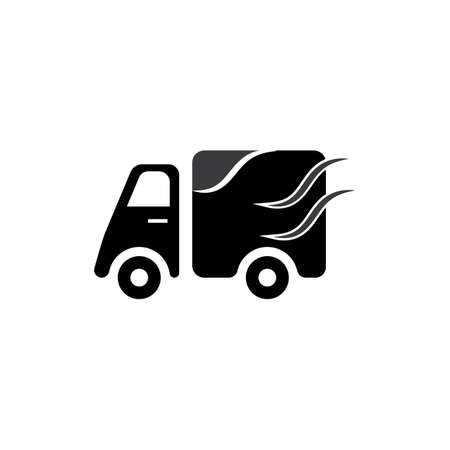 delivery truck icon template designのイラスト素材