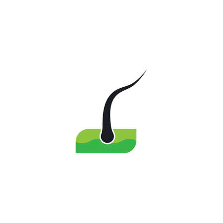 hair follicle   template vectorのイラスト素材