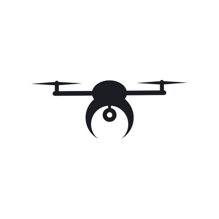 Drone   vector icon templateのイラスト素材