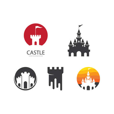 Castle     vector  templateのイラスト素材