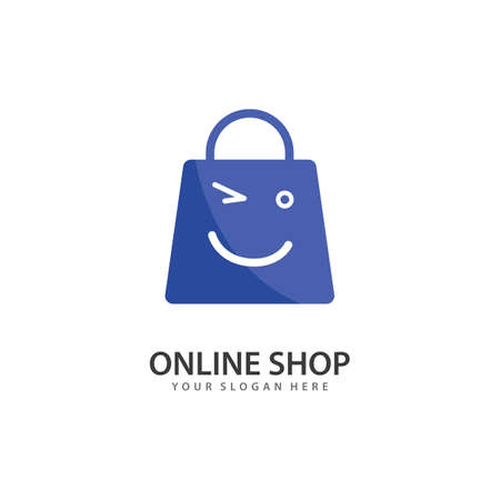 Shopping bag illustration   vector templateのイラスト素材