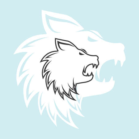 Bear illustration vector templateのイラスト素材
