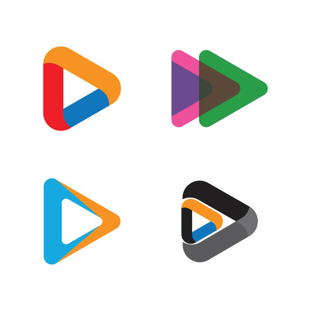 Play  Vector icon templateのイラスト素材