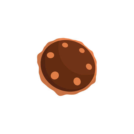 Biscuit illustration icon vector flat designのイラスト素材