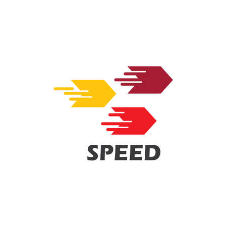 Speed,top speed,faster logo illustration vector designのイラスト素材