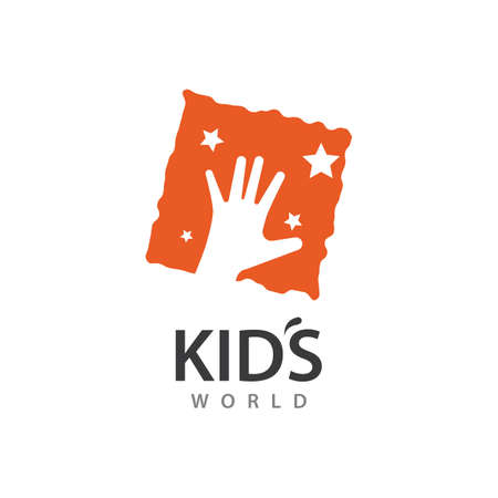 Hand Care kids   template vector icon Businessのイラスト素材