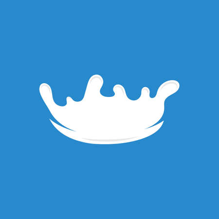 Milk Splash illustration vector templateのイラスト素材