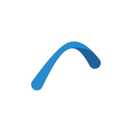 Boomerang weapon illustration icon vector flat designのイラスト素材