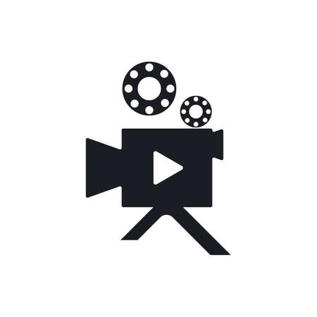 Camera movie icon vector templateのイラスト素材