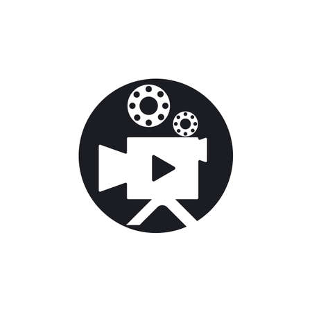 Camera movie icon vector templateのイラスト素材