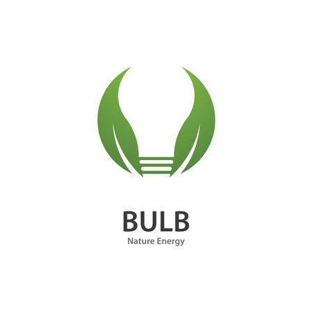 Bulb illustration icon vector designのイラスト素材