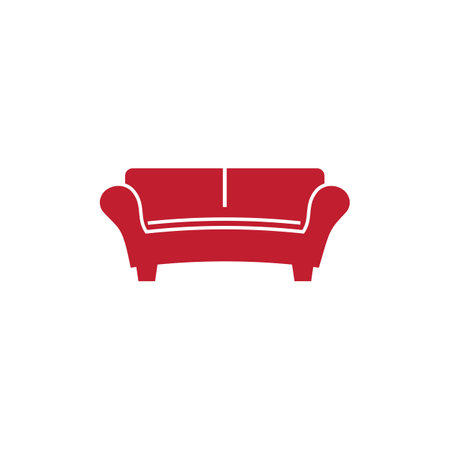 Furniture icon vector flat design templateのイラスト素材