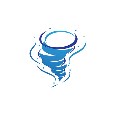 Wind tornado illustration vector templateのイラスト素材