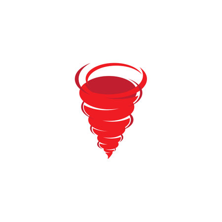 Wind tornado   vector illustration flat designのイラスト素材