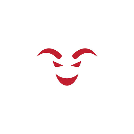 Devil logo ilustration vector template