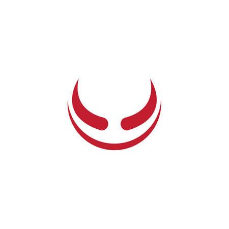 Horn logo vector flat designのイラスト素材