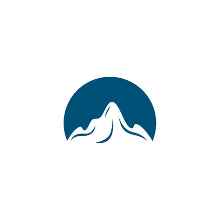 Mountain illustration nature logo vectorのイラスト素材