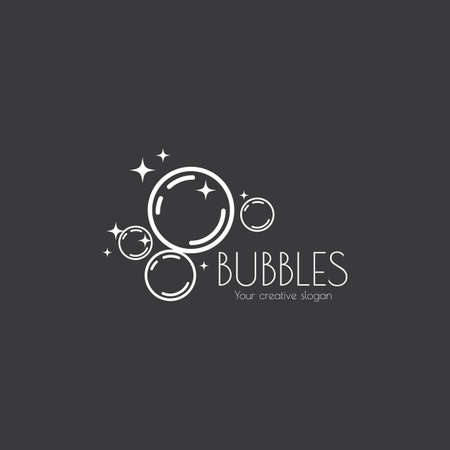 Natural realistic bubble illustration vector designのイラスト素材