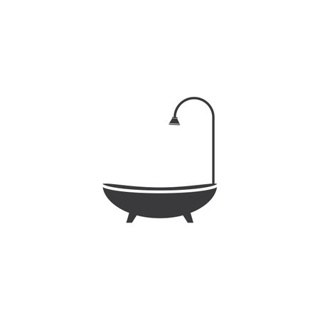Bathroom  icon vector flat designのイラスト素材