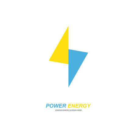 Power lightning vector designのイラスト素材