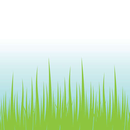 Green grass ilustration vector designのイラスト素材