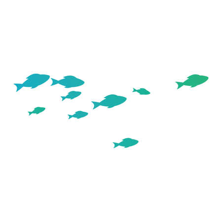 Fish background vector icon templateのイラスト素材