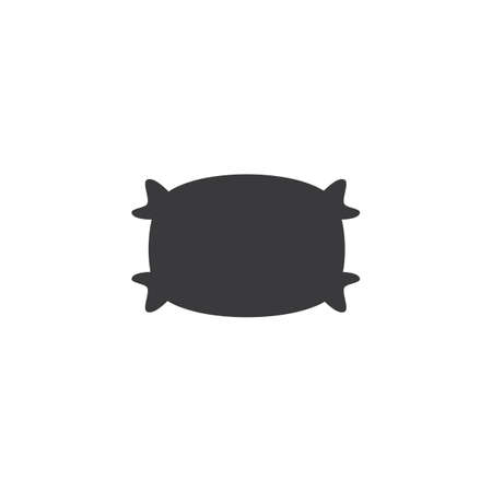 Pillow icon illustration vector flat designのイラスト素材