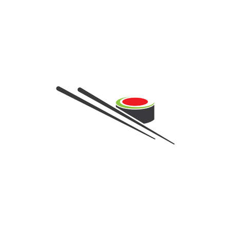 Sushi modern restaurant logo designのイラスト素材