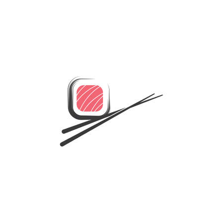 Sushi modern restaurant logo designのイラスト素材