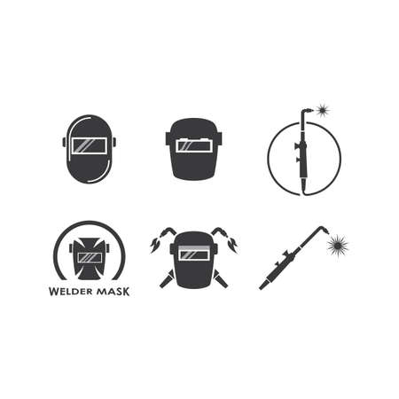 Welding logo illustration vector templateのイラスト素材