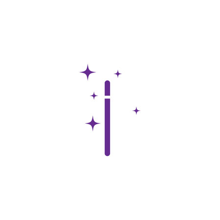 Wand Magic stick icon vector templateのイラスト素材