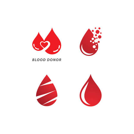 Blood ilustration   vector templateのイラスト素材