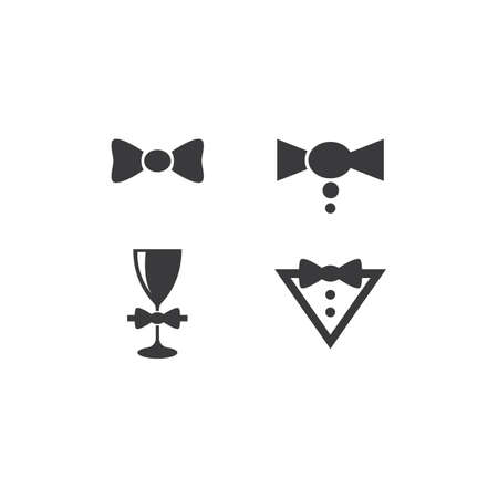 Tie logo illustration vector templateのイラスト素材