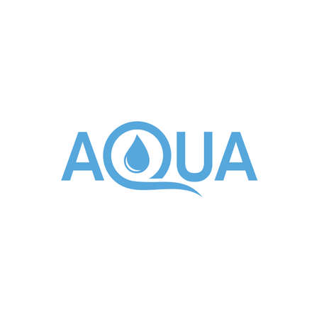 Water drop illustration logo vector designのイラスト素材