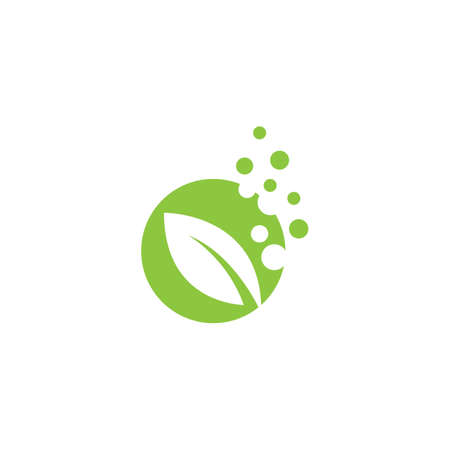 illustration of Green leaf  designのイラスト素材