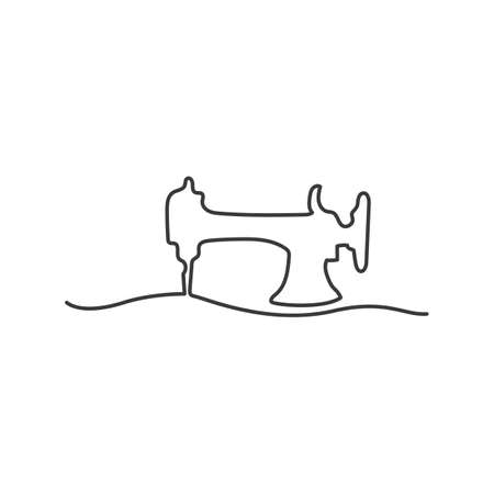 Tailor or textile logo vector flat designのイラスト素材