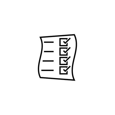 Document icon for app illustration vector flat designのイラスト素材