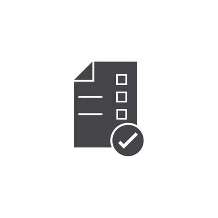 Document icon for app illustration vector flat designのイラスト素材