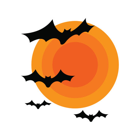Bat ilustration logo vector templateのイラスト素材