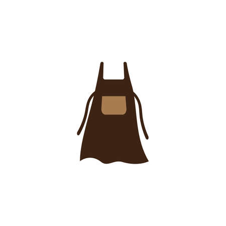 Apron icon vector flat designのイラスト素材