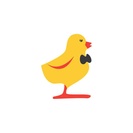 Duck cartoon toy store logo designのイラスト素材